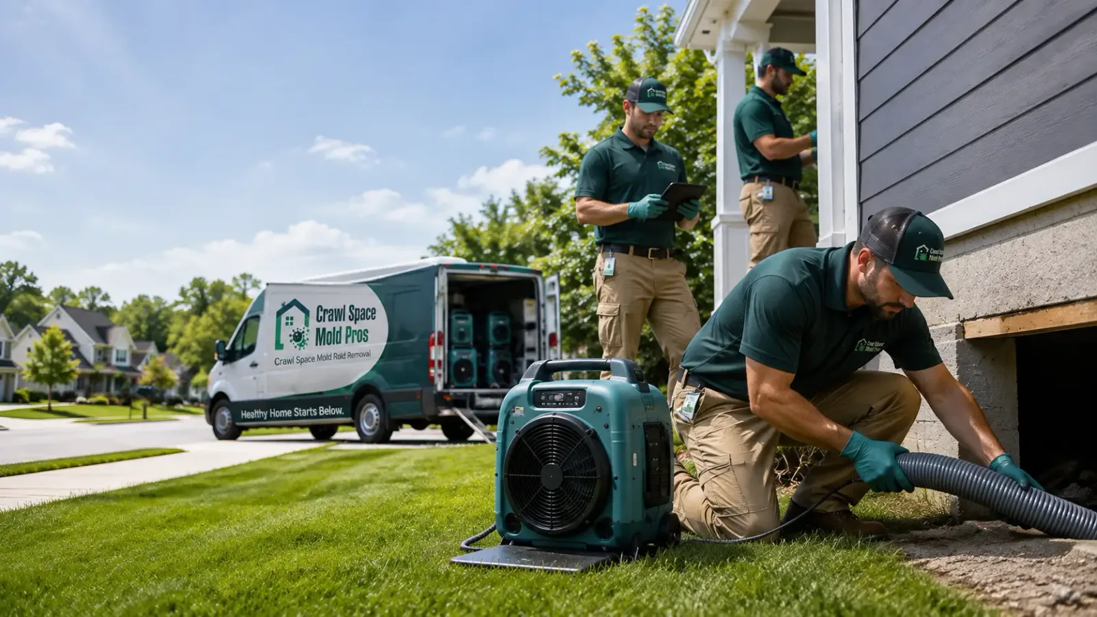 Crawl Space Mold Removal in Chelsea, IA